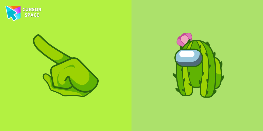 Among Us Cactus Character cursor pack