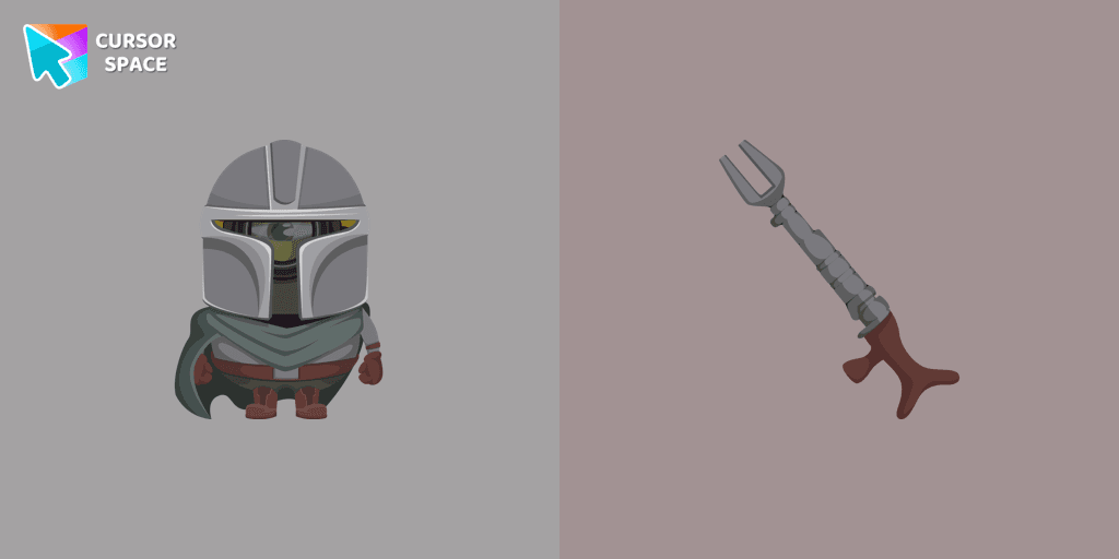 Minion Mandalorian Character cursor cursor pack